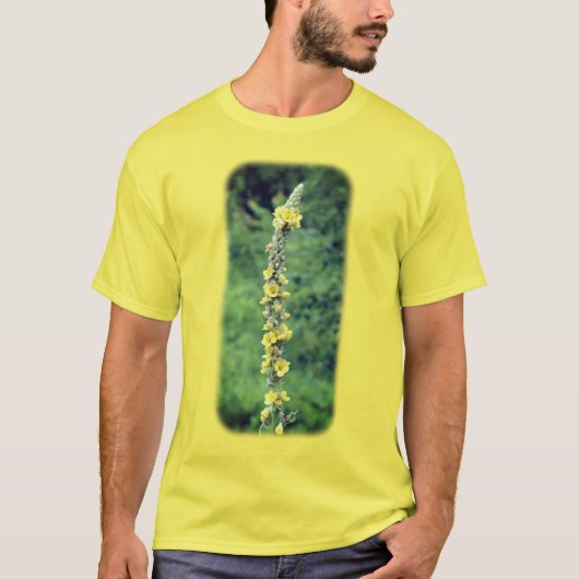 Wild Mullein Flower Natuur T-shirt (Voorkant)