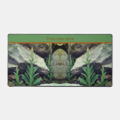 Wild Mullein Flowers onder Rocks Personalized Bureaumat (Voorkant)