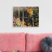 Wild Mulleins Zwart Eyed Susan Flowers Canvas Afdruk (Insitu (Woonkamer))