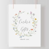 Wild Multicolour Bloemen Kaarten en geschenken tek Poster