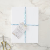 Wild Multicolour Floral bruiloft Welkom Cadeaulabel (Met Touw)