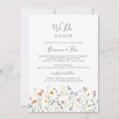 Wild Multicolour Floral We Doen Opnieuw Vernieuwin Kaart (Voorkant)