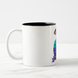 Wild Mushroom Warrior Mug  Tweekleurige Koffiemok