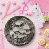 Wild Mushrooms Natuur Gepersonaliseerde Partij Papieren Bordje (Feest)