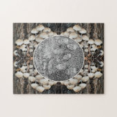 Wild Mushrooms Natuur Lijst Voeg je eigen foto toe Legpuzzel (Horizontaal)