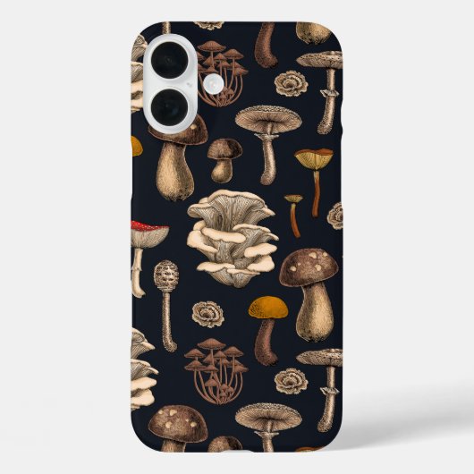 Wild Mushrooms on graphite black Case-Mate iPhone Case (Achterkant)