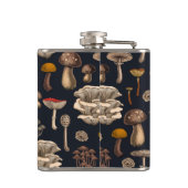 Wild Mushrooms on graphite black Heupfles (Achterkant)