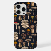 Wild Mushrooms on graphite black iPhone Hoesje (Achterkant)