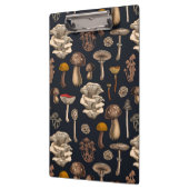 Wild Mushrooms on graphite black Klembord (Links)