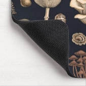 Wild Mushrooms on graphite black Muismat (Hoek)
