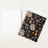 Wild Mushrooms on graphite black Planner (Display)