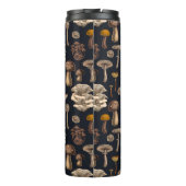 Wild Mushrooms on graphite black Thermosbeker (Achterkant)