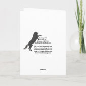 Wild Mustang Filly "Hopi" Wenskaart Bedankkaart (Achterkant)