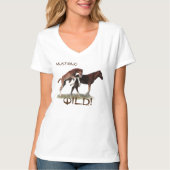 Wild Mustang Foals T-shirt  (Voorkant)