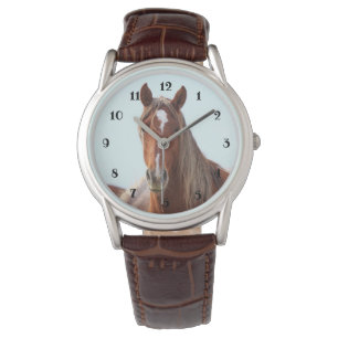 Wild Mustang Horse Horloge