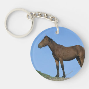 Wild Mustang Horse Sleutelhanger