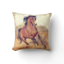 Wild Mustang Horse Waterverf Art Painting