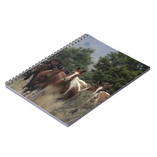 Wild Mustang Horses 2 Notitieboek (Linkerzijde)