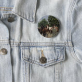 Wild Mustang Horses 2 Ronde Button 5,7 Cm (In situ)