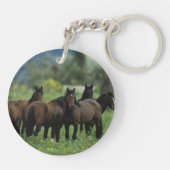 Wild Mustang Horses 3 Sleutelhanger (Achterkant)