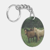 Wild Mustang Horses 4 Sleutelhanger (Voorkant Links)