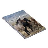 Wild Mustang Horses 5 Notitieboek (Rechterzijde)