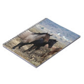 Wild Mustang Horses 5 Notitieboek (Linkerzijde)