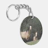 Wild Mustang Horses 6 Sleutelhanger (Voorkant Links)