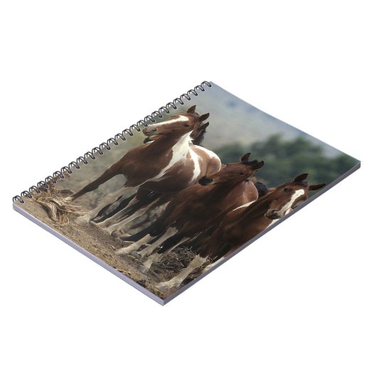 Wild Mustang Horses 7 Notitieboek (Linkerzijde)