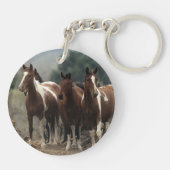 Wild Mustang Horses 7 Sleutelhanger (Achterkant)