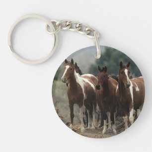 Wild Mustang Horses 7 Sleutelhanger