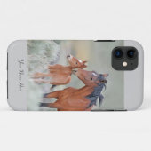 Wild Mustang Horses iPhone5 Hoesje (Achterkant (horizontaal))