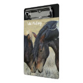 Wild Mustang Horses Mini Clipboard School Klembord (Angled2)