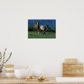 Wild Mustang Horses Poster (Keuken)