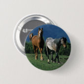 Wild Mustang Horses Ronde Button 5,7 Cm (Voorkant /achterkant)