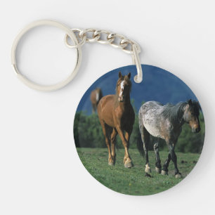 Wild Mustang Horses Sleutelhanger