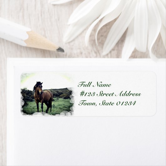 Wild Mustang Mailing Labels (Insitu)