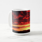 Wild Mustang Mare en Foal Coffee Mok (Voorkant links)