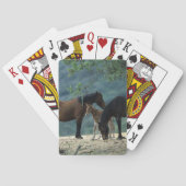 Wild Mustang Mare & Foal Speelkaarten (Achterkant)
