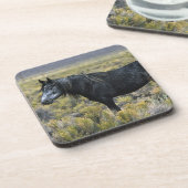 Wild Mustang Paard in de woestijn Onderzetter (Linkerzijde)