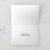 Wild Mustang Peace on Earth Holiday Kaart (Binnen)