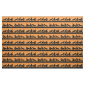 Wild Mustang silhouetten Stof (Fat Quarter)