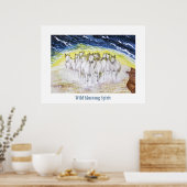 Wild Mustang Spirit Poster (Keuken)