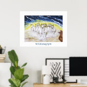 Wild Mustang Spirit Poster (Thuiskantoor)