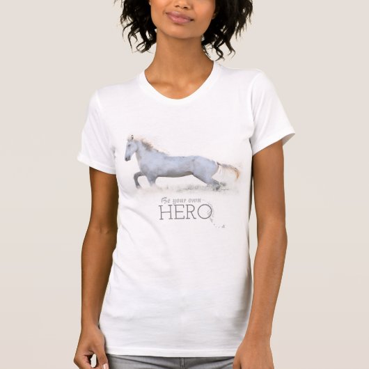 Wild Mustang- Survivor "Wees je eigen hertog" Appa T-shirt (Voorkant)