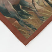 Wild Mustangs Collage Fleece Deken (Hoek)