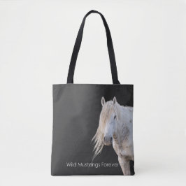Wild Mustangs Forever Canvas tas
