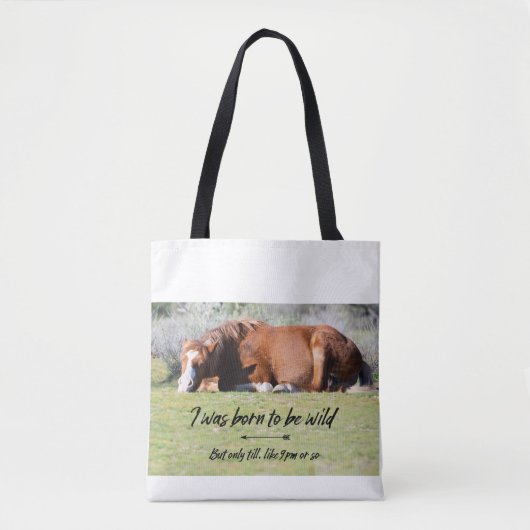Wild Mustangs Forever Canvas tas (Voorkant)