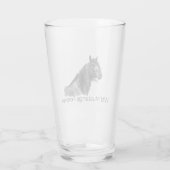 Wild Mustangs Forever Glass Glas (Achterkant)