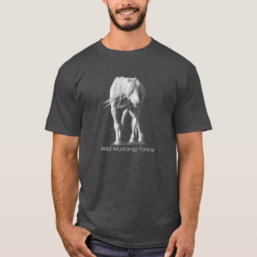 Wild Mustangs Forever T-Shirt (Voorkant)